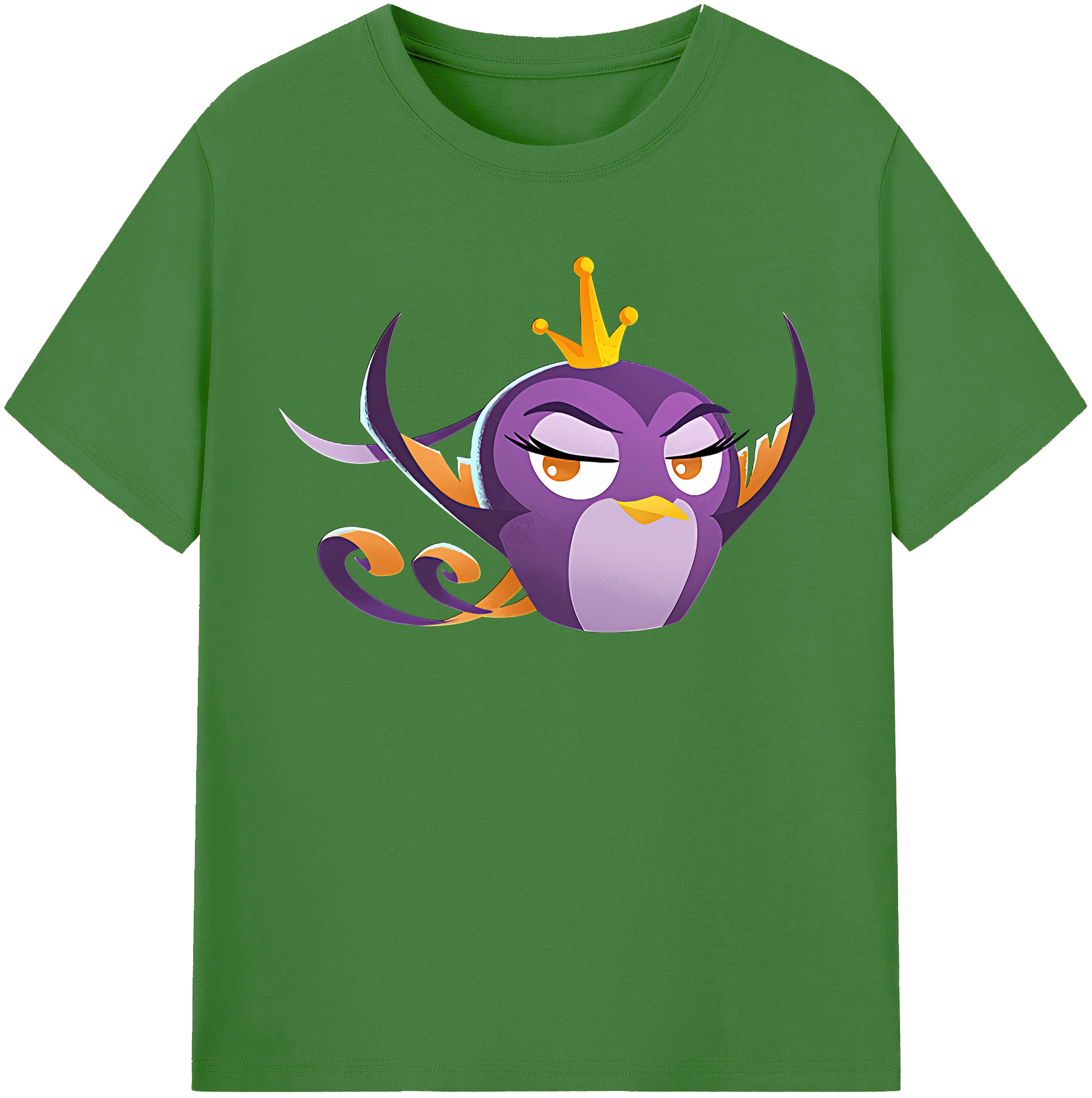 （画像用） Angry Birds アングリーバード レディースカジュアルプリントTシャツ（綿100％）